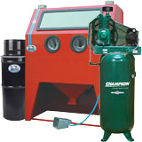 Compressor/Sandblast Cabinet Packages