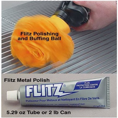 5" Flitz® Polishing Ball and Metal Polish