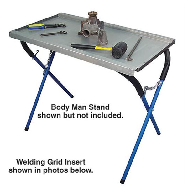 Tool Tray Attachment and Welding Grid Insert