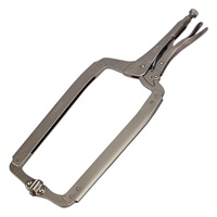 18"L VISE-GRIP® Locking C-Clamp with Swivel Pads