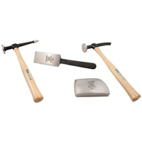 Martin 4-Pc Auto Body Kit with Wood Handles