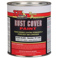 TP Tools® RUST COVER PAINT - Gloss Black, Qt