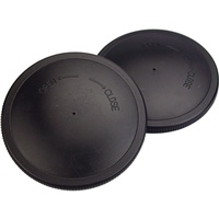 DeVILBISS® Plastic Lid for 600 cc (20 oz) Aluminum Cup - 2 Pk