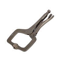 11"L VISE-GRIP® Locking C-Clamp with Swivel Pads