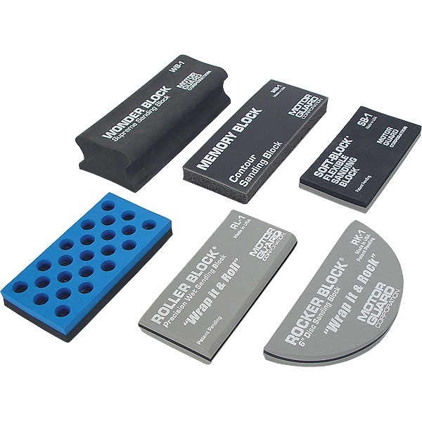 6Pc Motor Guard Detail Sanding Block Set TP Tools & Equipment