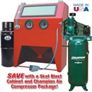 960-SE Abrasive Blast Cabinet & Champion® Compressor Package Special
