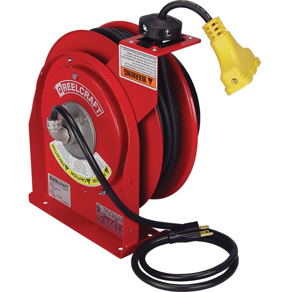 REELCRAFT Triple Receptacle Cord Reel with Cord TP Tools & Equipment