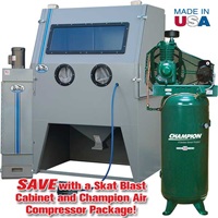 1436 Abrasive Blast Cabinet & Champion® Compressor Package Special