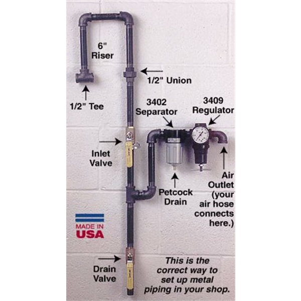 Compressor "water trap" or "air filter" where to buy, how to assemble