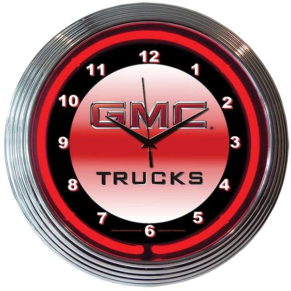 GMC Trucks Neon Wall Clock TP Tools & Equipment