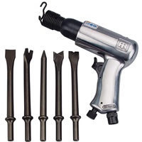 Ingersoll-Rand Air Hammer with 5 Chisels