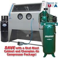 970 Abrasive Blast Cabinet & Champion® Compressor Package Special