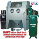 960 Abrasive Blast Cabinet & Champion® Compressor Package Special