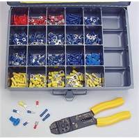 Master Solderless Terminal Kit with Crimping Tool