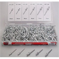 500-Pc Aluminum Rivet Assortment
