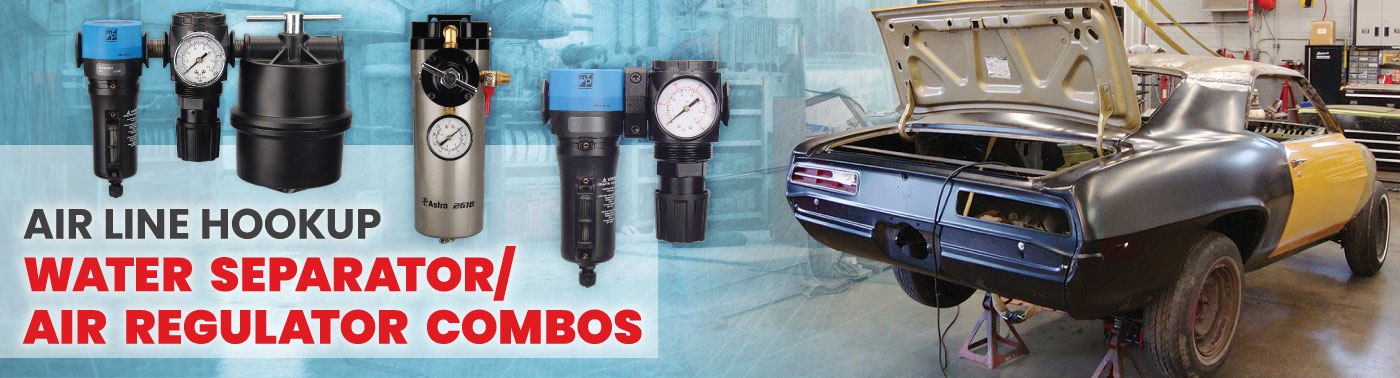 Shop the Water Separator/Air Regulator Combos department curated for the car enthusiast, vintage restorer, classic car and truck collector, or serious DIYer.