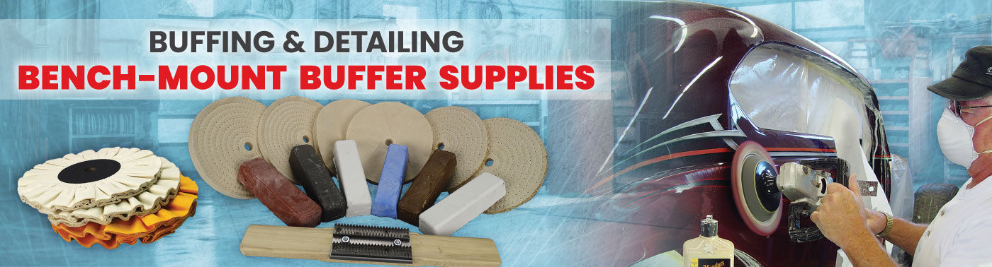 Shop the Bench-Mount Buffer Supplies department curated for the car enthusiast, vintage restorer, classic car and truck collector, or serious DIYer.