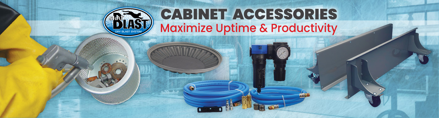 Promotional Hero Banner Image for the Useful Blast Cabinet Accessories category curated for the car enthusiast, vintage restorer, classic car and truck collector, or serious DIYer!.