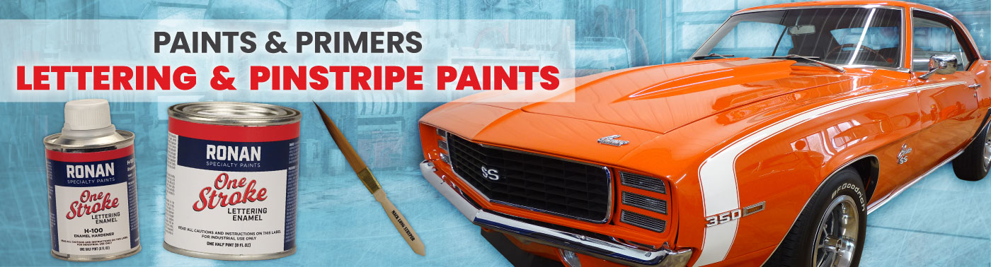 Shop the Lettering and Pinstripe Paints department curated for the car enthusiast, vintage restorer, classic car and truck collector, or serious DIYer.