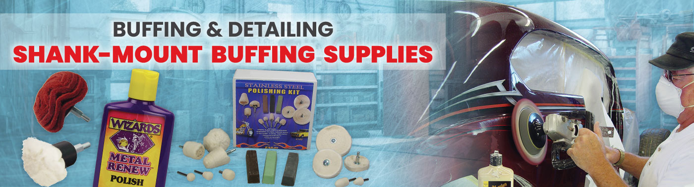 Shop the Shank-Mount Buffing Supplies department curated for the car enthusiast, vintage restorer, classic car and truck collector, or serious DIYer.