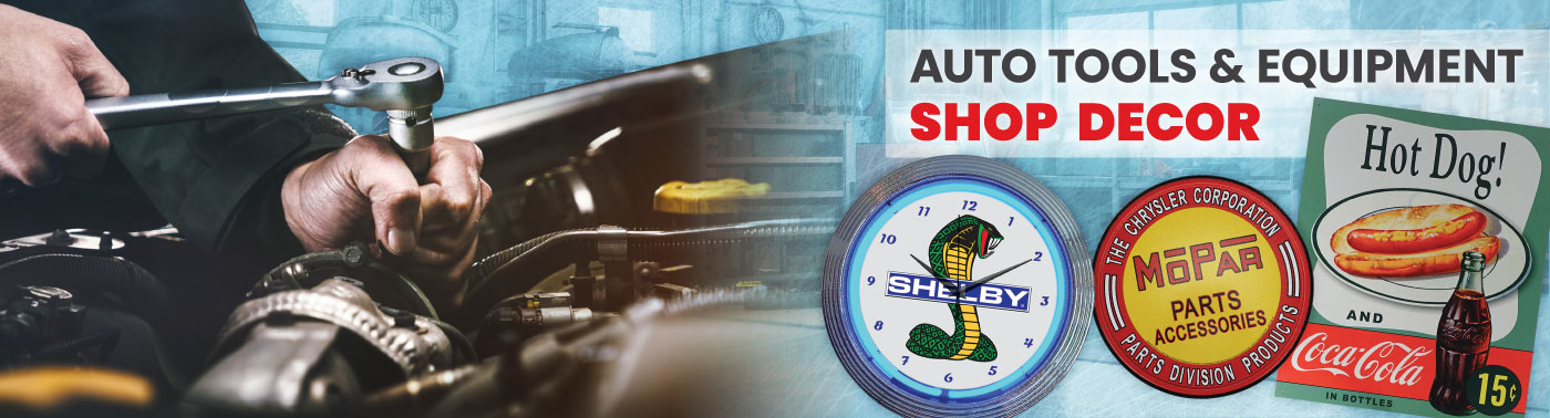 Shop the Shop Decor department curated for the car enthusiast, vintage restorer, classic car and truck collector, or serious DIYer.