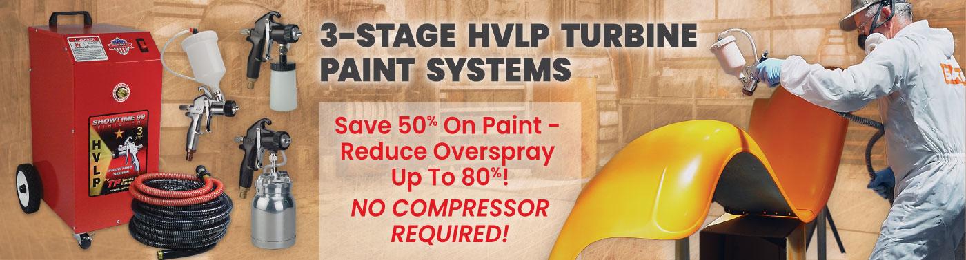 Shop the HVLP Turbine Paint Systems department curated for the car enthusiast, vintage restorer, classic car and truck collector, or serious DIYer.