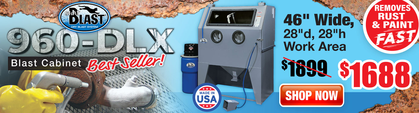 Promo image for Sale on Skat Blast® 960-DLX Deluxe Abrasive Blast Cabinet