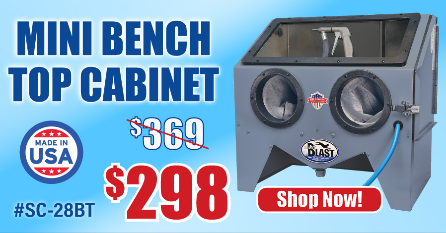 Promo Image for Shop Skat Blast® MINI Bench Top Blast Cabinet