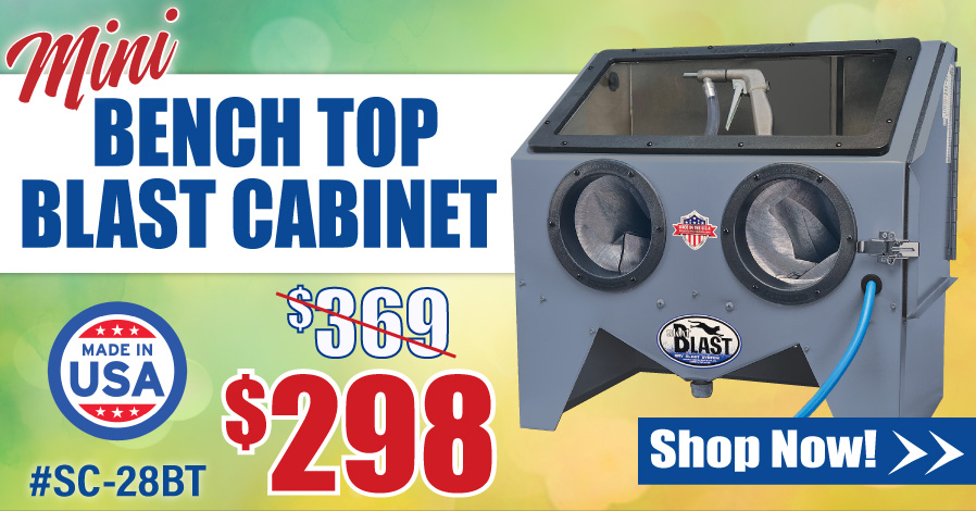 Promo Image for Shop Skat Blast® MINI Bench Top Blast Cabinet
