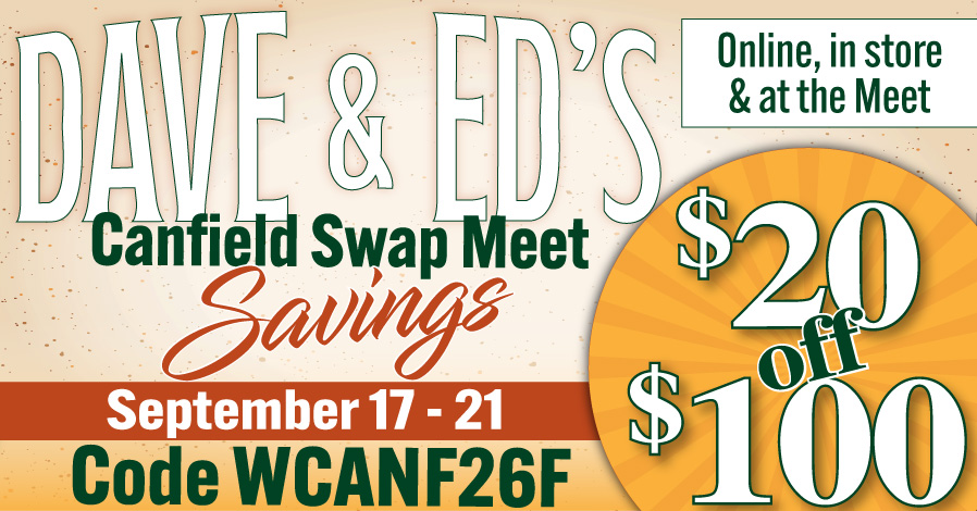 TP Tools Fall Swap Meet Sale Going on Now - SAVE $20!