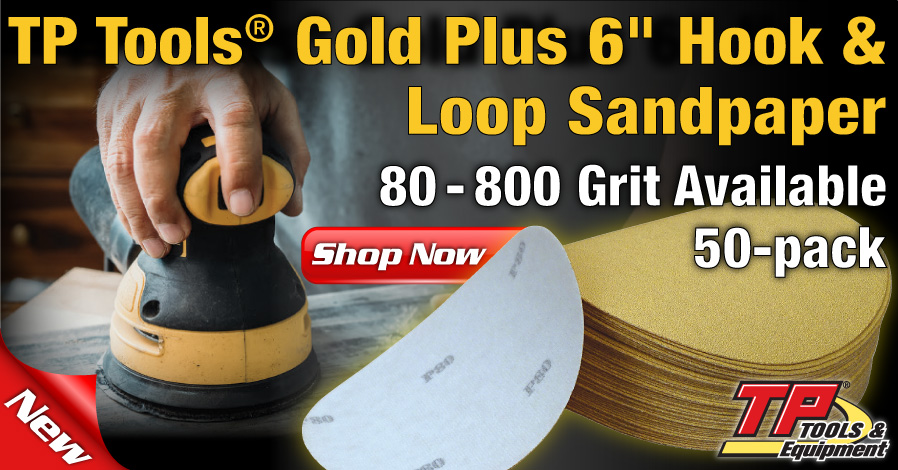 Shop TP Tools® Gold Plus Sandpaper - 80-800 Grit Available