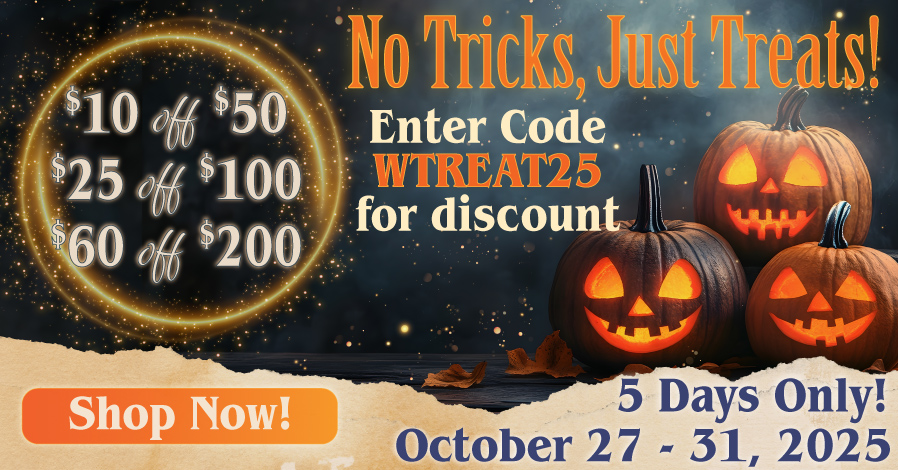 Promo Image of Halloween Savings - SAVE up to $60!