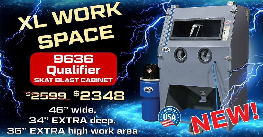 Promo Image for NEW SKAT BLAST 9636 Blast Cabinet