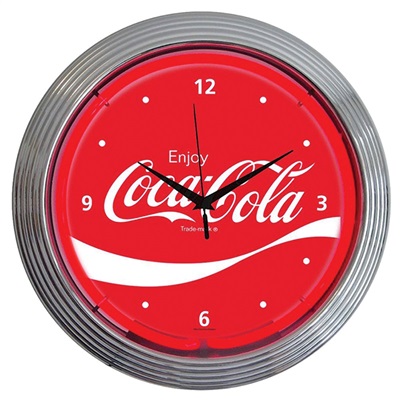 Food/Beverage Neon Wall Clocks