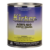 Kirker ACRYL-GLO Acrylic Enamel Topcoat - Wimbledon White, Gal