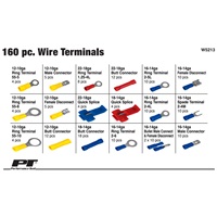 160-Pc Wire Terminal Assortment