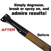 TP Tools® RUST COVER PAINT - Gloss Black, Qt