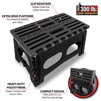 Performance Tool® 15" X-Wide Folding Step Stool