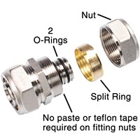 MaxLine 1/2" x 1/2" Male NPT Straight Fitting