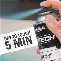 SEYMOUR® HI-TECH Spray Enamels - Flat Black, 12 oz