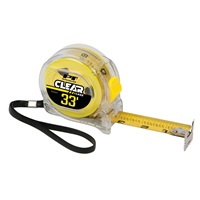 Performance Tool® 33 ft x 1" Clear Tape Measure