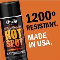 SEYMOUR® Hot Spot High Heat Restoration Paint - White, 12 oz