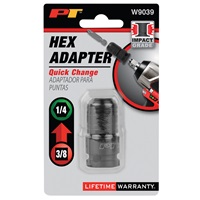 Performance Tool® Hex Impact Adapter 3/8" x 1/4"