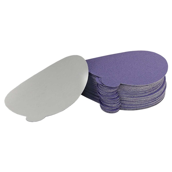 USC PURPLE PREMIUM 6" Dia Film-Backed Adhesive Sandpaper