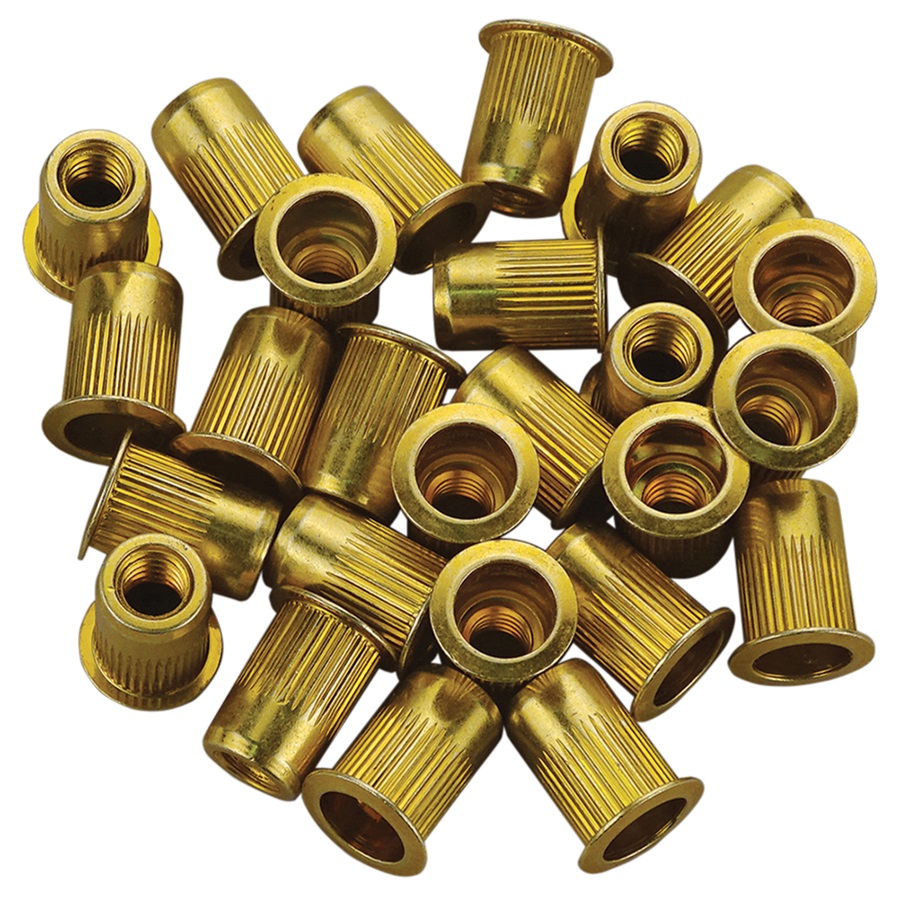 Replacement Heavy-Duty Zinc-Plated Steel Rivet Nuts