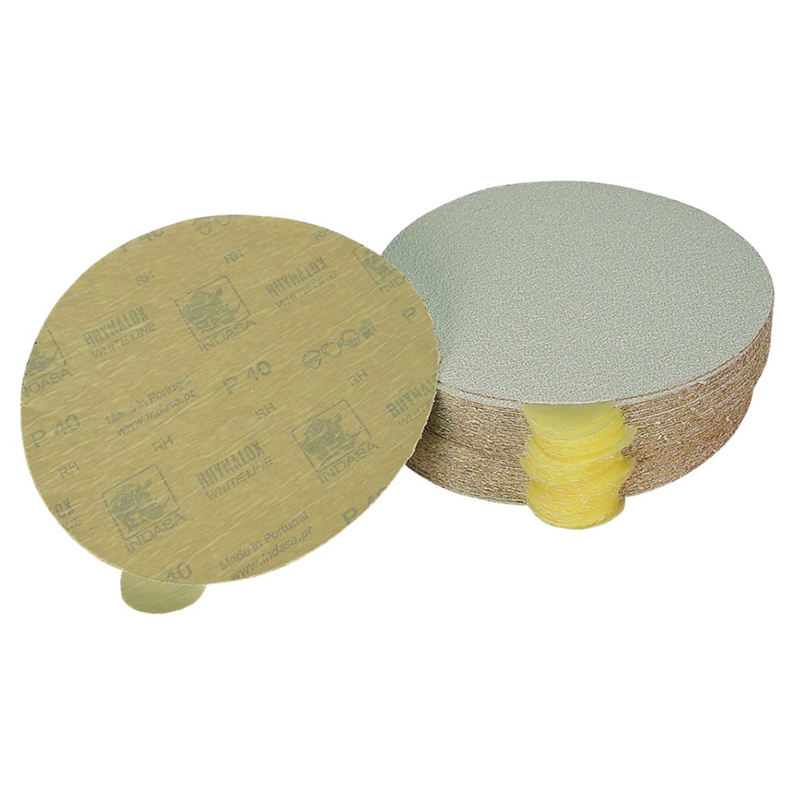 Indasa 8" Diameter Adhesive-Back Sandpaper