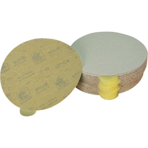 Indasa 8" Diameter Adhesive-Back Sandpaper