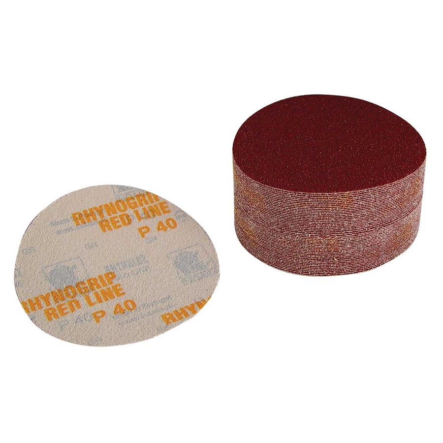 Indasa 6" Dia Hook & Loop Sandpaper