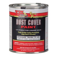 TP Tools&#174; RUST COVER PAINT - Satin Black, Qt