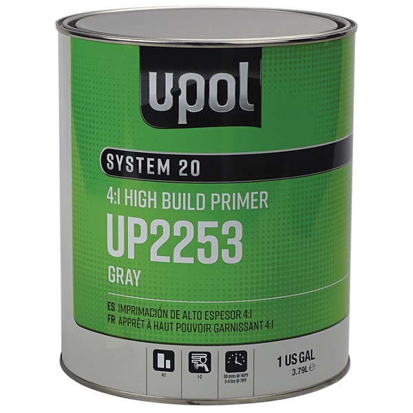 U-Pol® "3-IN-1" Urethane Primer (2K) DTM - Gray, Gal